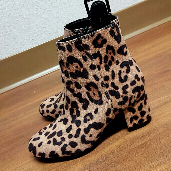 time and tru leopard boots